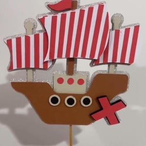 Pirates Cake Topper SVG Boy Birthday Theme Printable Pirate Cake Topper ...