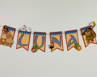 Custom Moana Birthday Banner: Personalized Ocean Party Decor