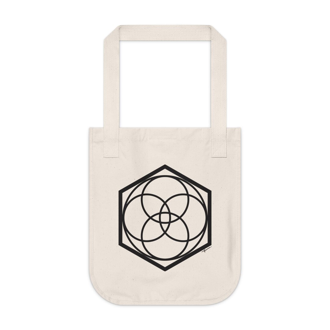 True Neutral True Neutral Dnd Alignment Symbol Organic Canvas Tote Bag, for All Your ...
