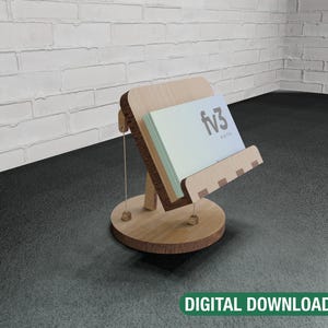 Laser Cut Kartenhalter Vorlage Sofortiger Download - Digitale Dateien für Floating Card Display - DIY Handwerk - SVG Laser Cut Dateien digitaler Download