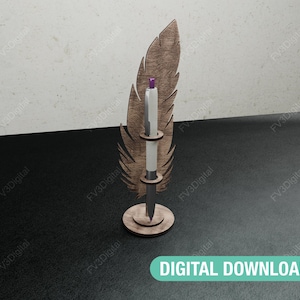Stiftehalter Laserschnittdateien. Original Büro oder Wohndekor. Feder stiftehalter Schnittdatei - DIY. Digitaler Download SVG-Dateien für DIY-Projekt.