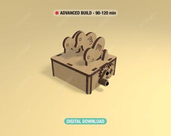 Kinetic Chicken Desk Toy Laser Cut Files – Mechanical Automaton SVG (Digital Download)