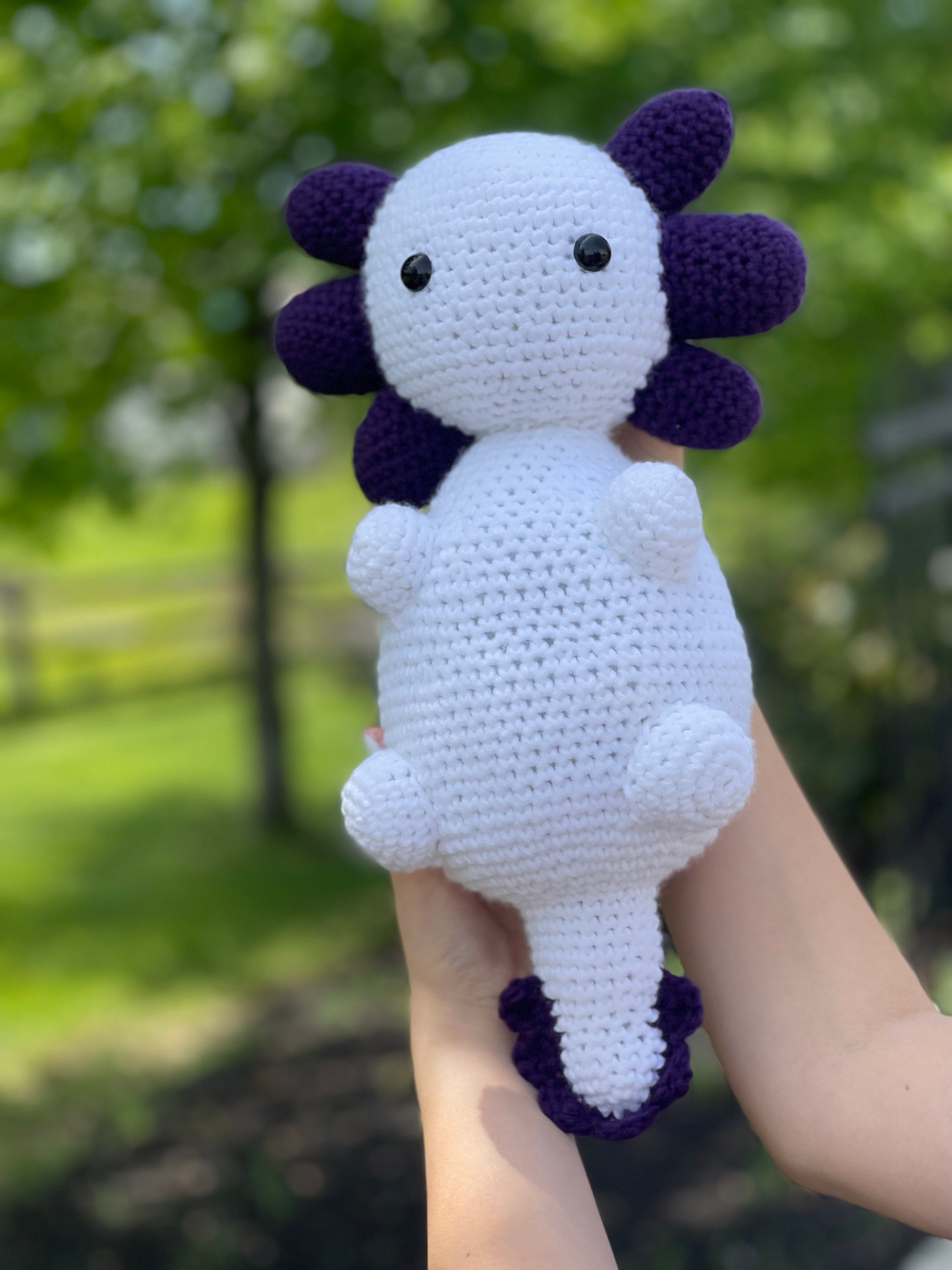 Axolotl CROCHET PATTERN Amigurumi Tutorial PDF Crochet Plushie Cute