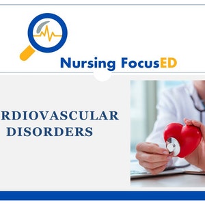 Nursing Study Guide: Cardiovascular Disorders / Digital Flashcards / Instant Download / NCLEX Next Gen