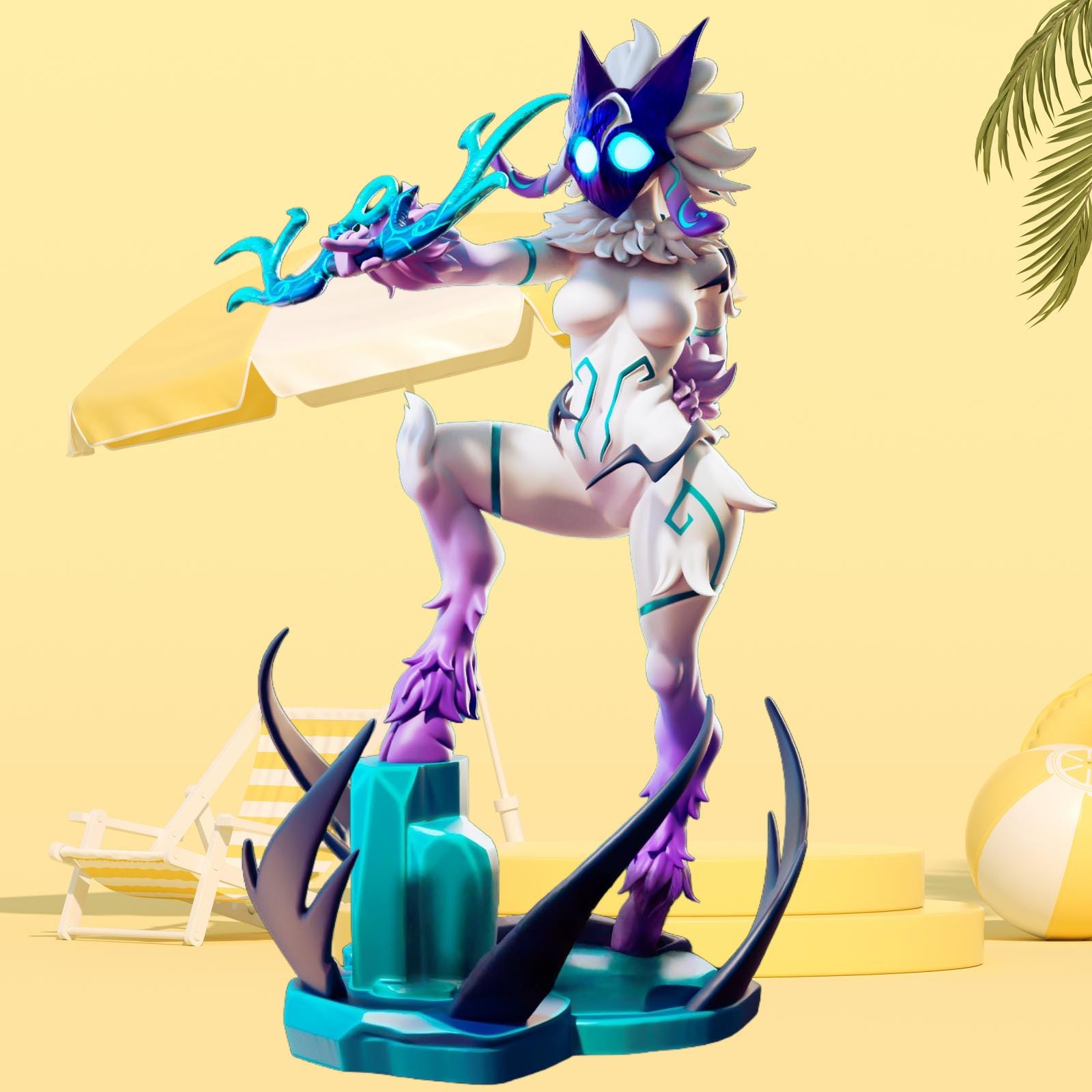 League of Legends キンドレッド 公式 フィギュア 開封品 精霊の花祭り キンドレッド スタチュー – FUTAROKU