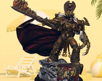 Warhammer 40K Emperor 3D Printing Blueprint STL High-Detail Model Material