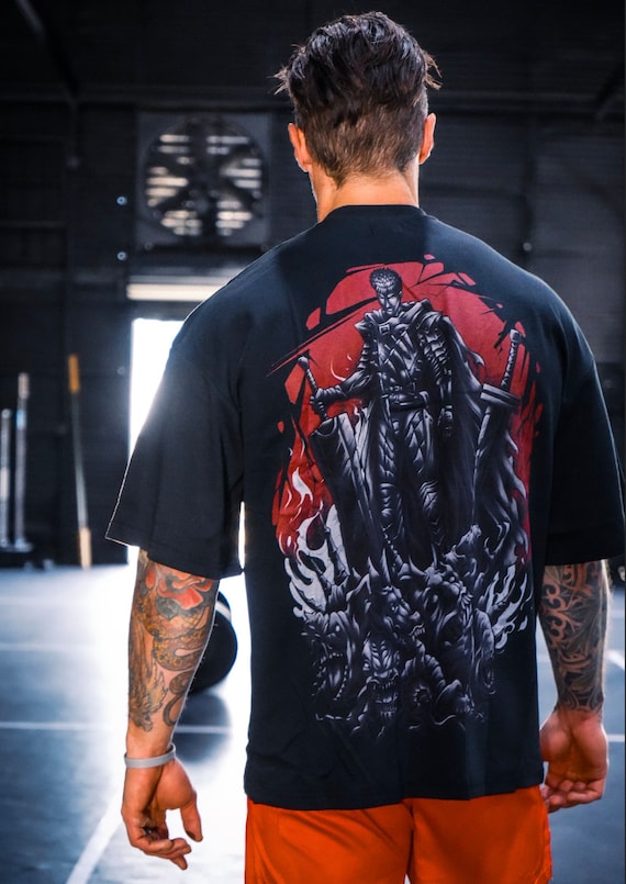 福袋 Berserk Oversized T-shirt - Men's Heavyweight Cotton Pump Clothing