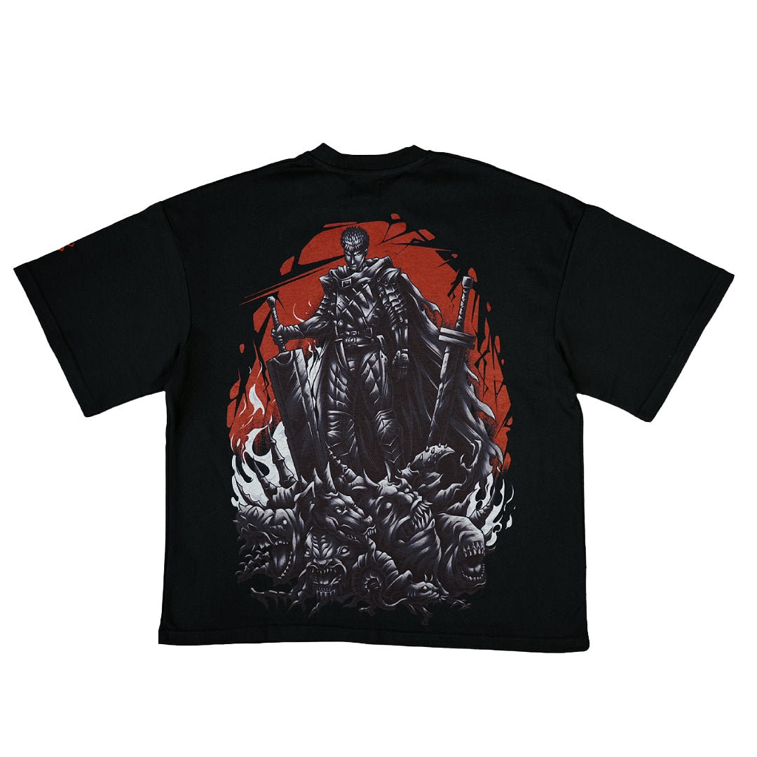 Berserk Oversized T-shirt - Men's Heavyweight Cotton Pump Cover