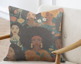 Almohada tejida Mujeres de hoy