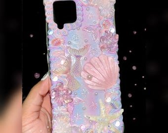 Luxury Mermaid Theme Phone Case | Decoden Case | for iPhone and Samsung Phones