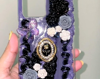 Kawaii Gothic Dream Phone Case | Decoden Case for iPhone and Samsung Phones