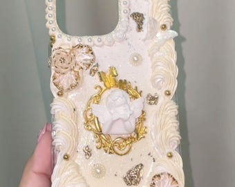 Luxury Baroque Style Phone Case | Decoden Case for iPhone and Samsung Phones