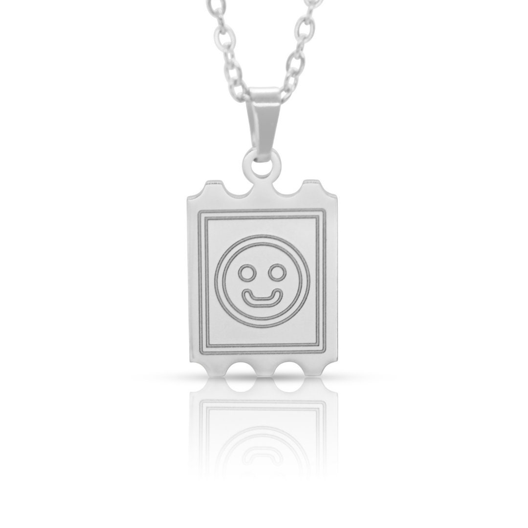 Simley With Chain Smiley Chain - Etsy