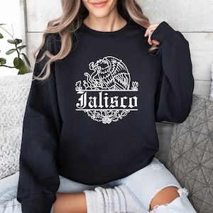 Jalisco Mexico Sweatshirt, Jalisco Mexico Shirt, Mexico eagle Crewneck, Jalisco Mexico Sweatshirt, Mexico Flag Shirt
