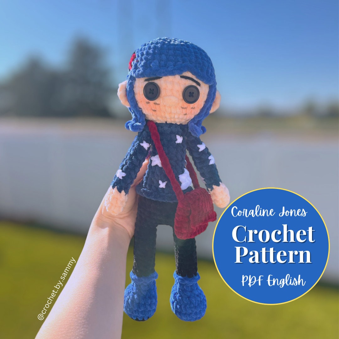 Sweater Pattern Coraline Blue Sweater Coraline Gifts Coraline Blue