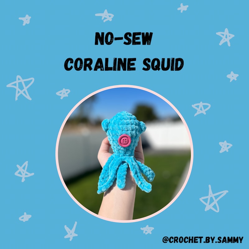 Coraline Squid Pattern Etsy