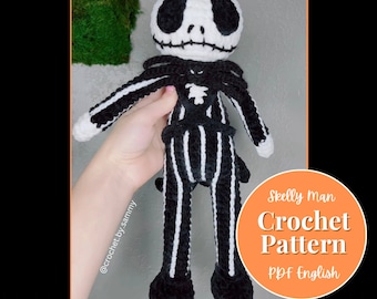 Patrón de crochet para hombre esqueleto