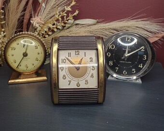 Horloges de table vintage en uranium