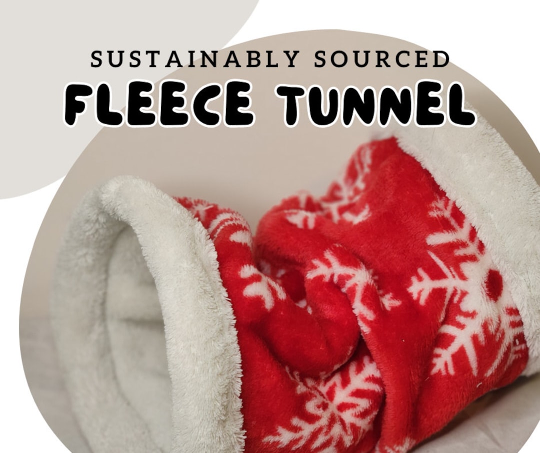 ECOFRIENDLY Fleece Tunnel for Rats Mice Hamsters Guinea Etsy