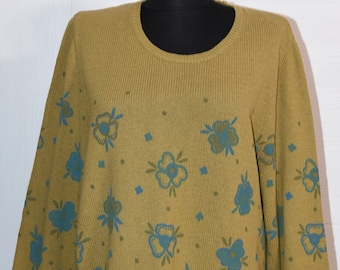 Gudrun Sjoden 100% Cotton Knitted Sweater Size M