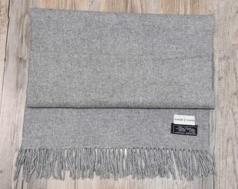 Samsoe & Samsoe wool cashmere blend grey scarf