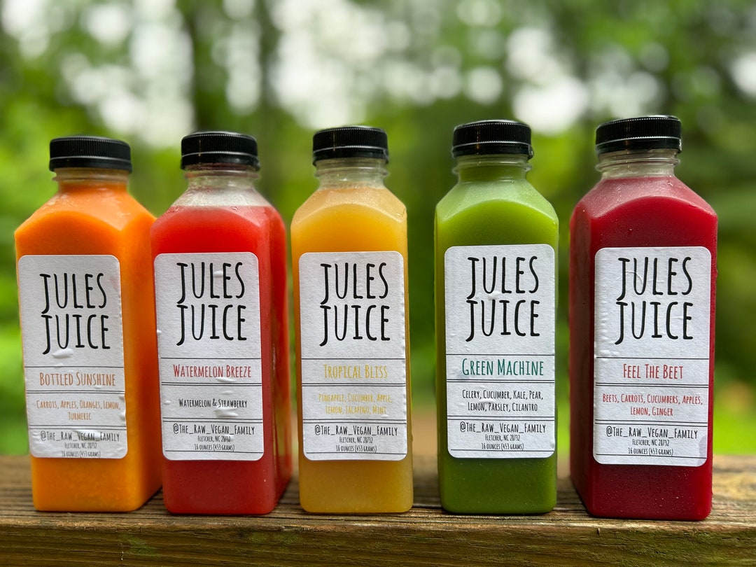 1 Day Juice Cleanse 8 Fresh Organic Cold Pressed Juices 1 Gallon of