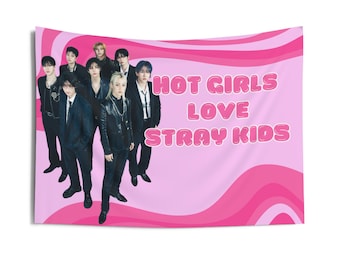 Stray Kids Concert Flag, SKZ Members Merch, Stray Kids Concert Banner, Hot Girls Concert Flag, Kpop Concert