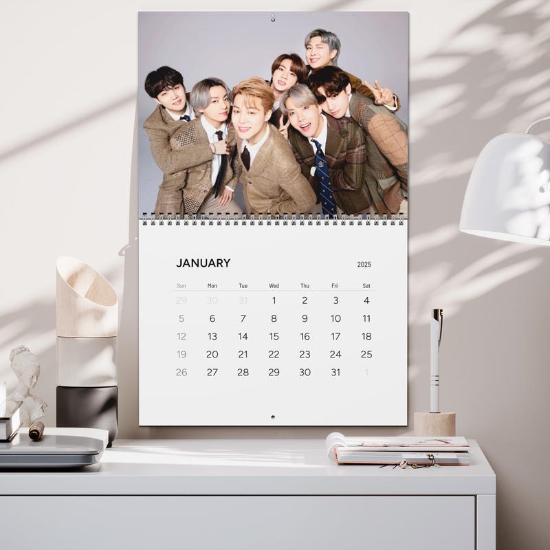 Calendario bts 2025 Etsy México