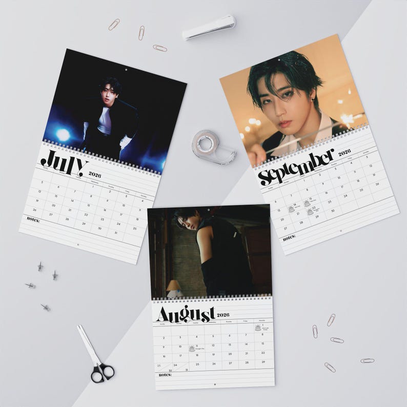 Calendario de pared de Stray Kids 2026 - Calendario de 12 meses con ...