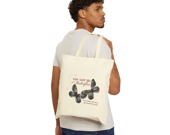 Bolsa de tela Stray Kids, Mariposas, Merchandising discreto de Stray Kids, Bolsa de lona, Bolsa SKZ, Bolsa de tela SKZ, Regalo para fans del K-pop, Regalo ecológico