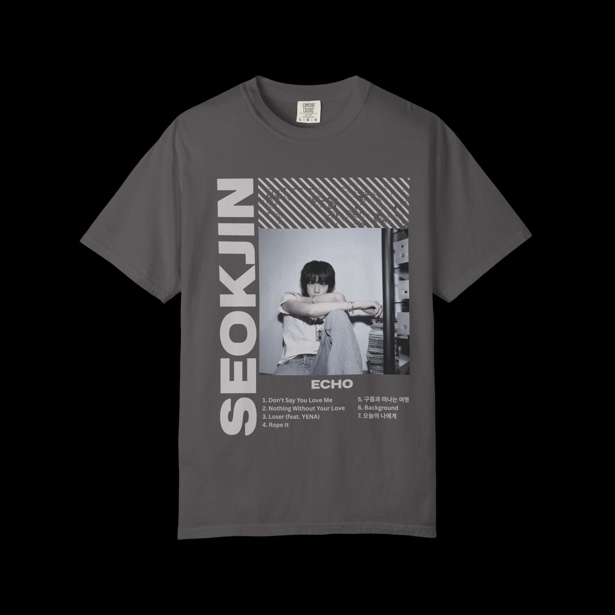 Kim Seokjin Shirt, Jin Echo, BTS Jin, BTS Merch, Army, Kpop