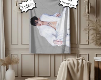 Manta de peluche de Stray Kids - Decoración para dormitorio, Regalo ideal para fans del K-pop - Disponible en 3 tamaños