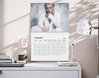 Felix Stray Kids 2025 KPop Wandkalender, Geschenk für Aufenthalt, Kpop Geschenk, Wohnkultur, Kpop Idol Kalender
