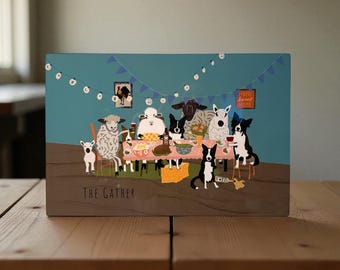 The Gather Metal Art Print - 8x12
