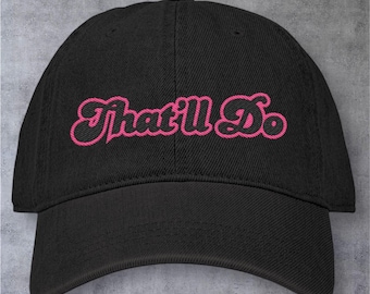 Black Denim That'll Do cap