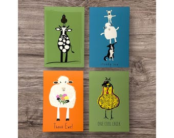 Mix and Match 4X6" Postcard Packs. - Original Artwork