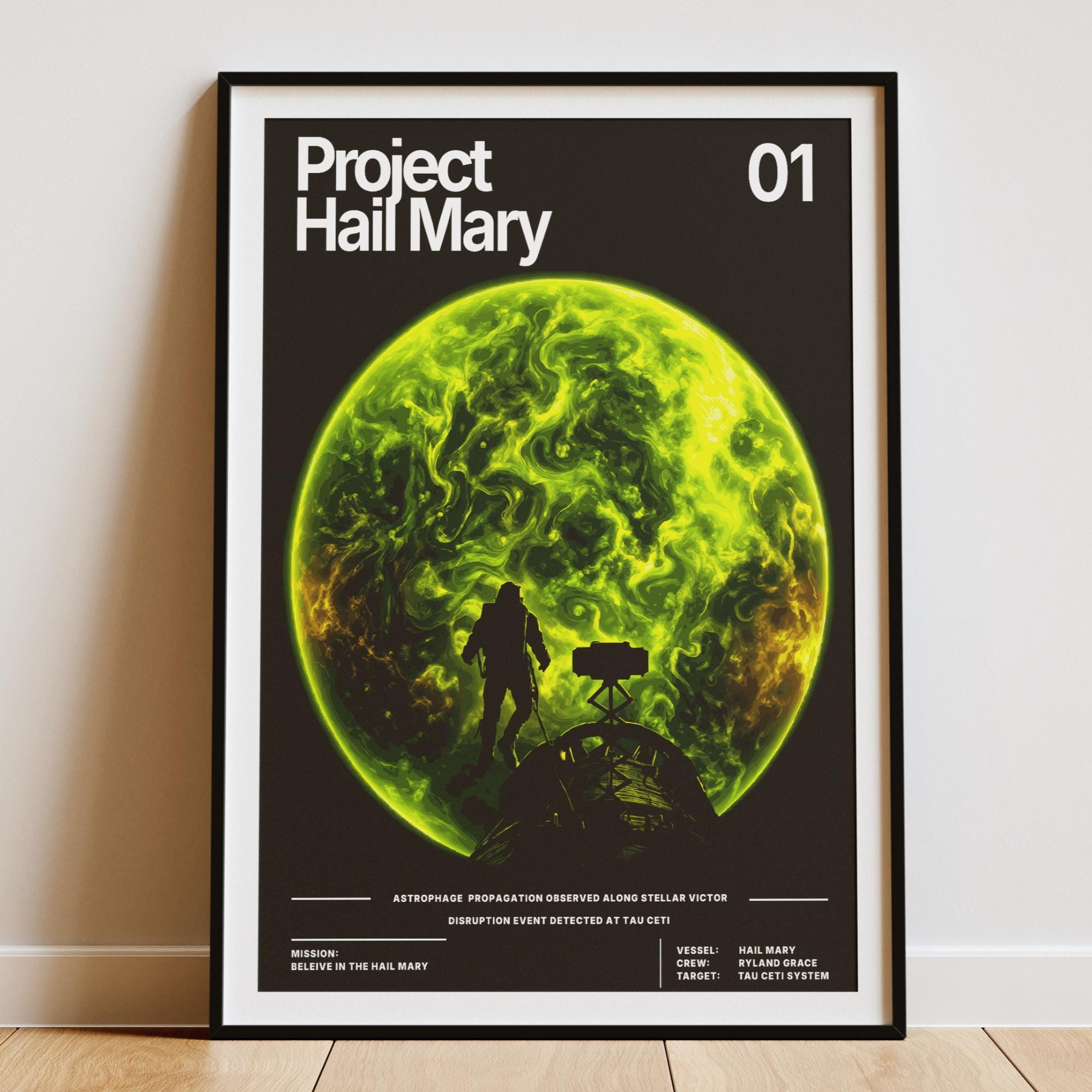 Project hail mary poster - Etsy 日本