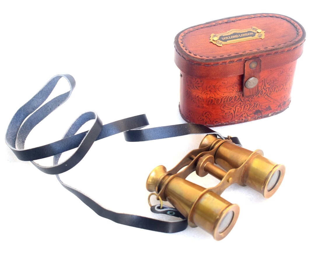 Monocular binocular de latón náutico, catalejo binocular de aspecto