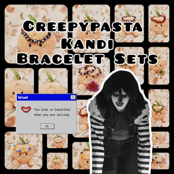 Creepypasta Kandi Bracelet Sets - Etsy