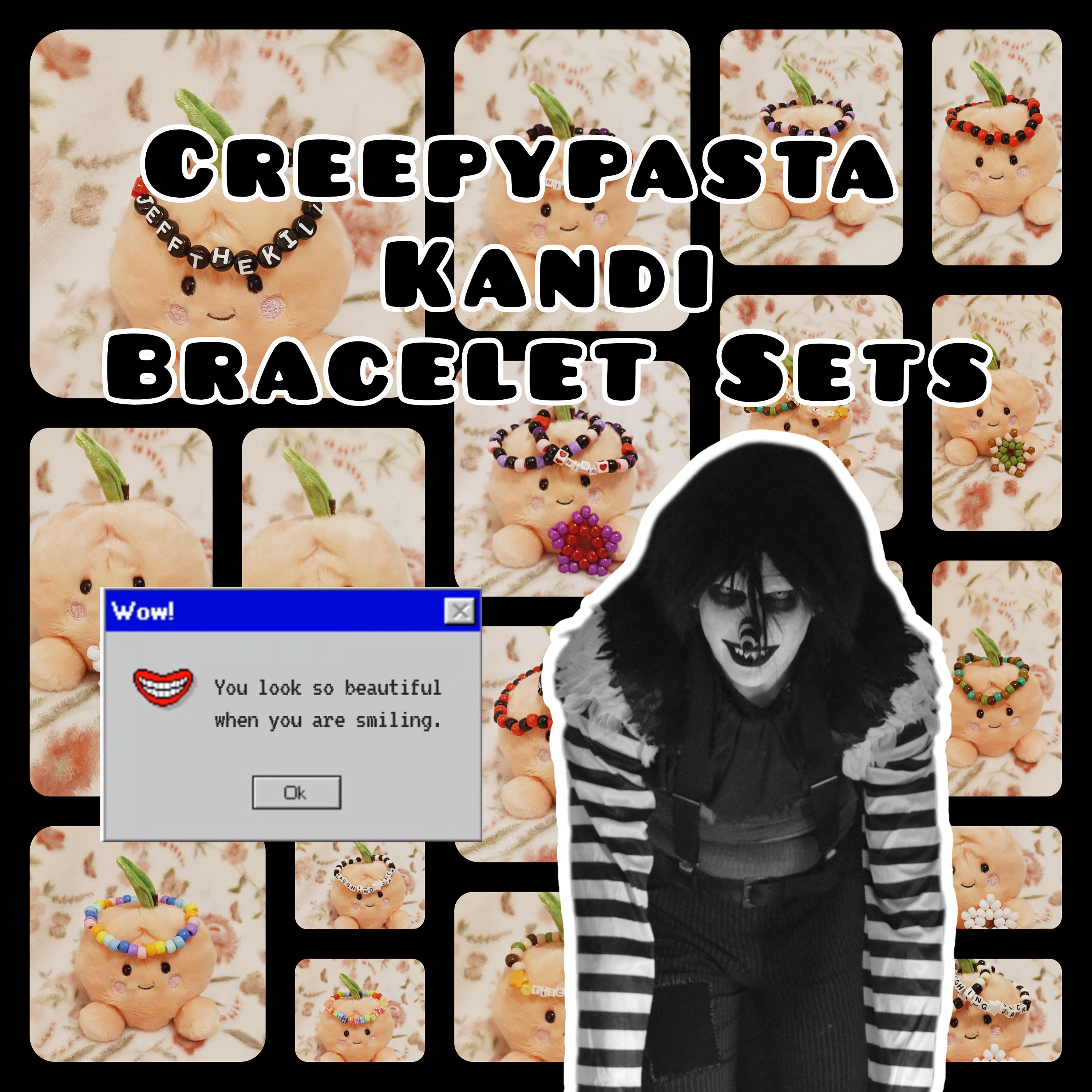 Creepypasta Kandi Bracelet Sets - Etsy
