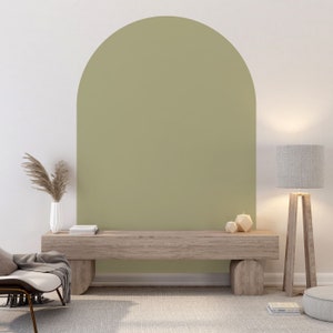 Adesivo da parete autoadesivo ad arco - Colore trendy