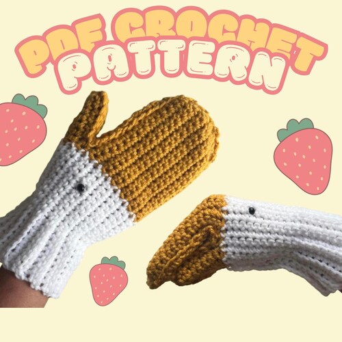 Silly Goose Mittens Häkelanleitung: Anfänger-freundliche Handschuhe (mit Video)