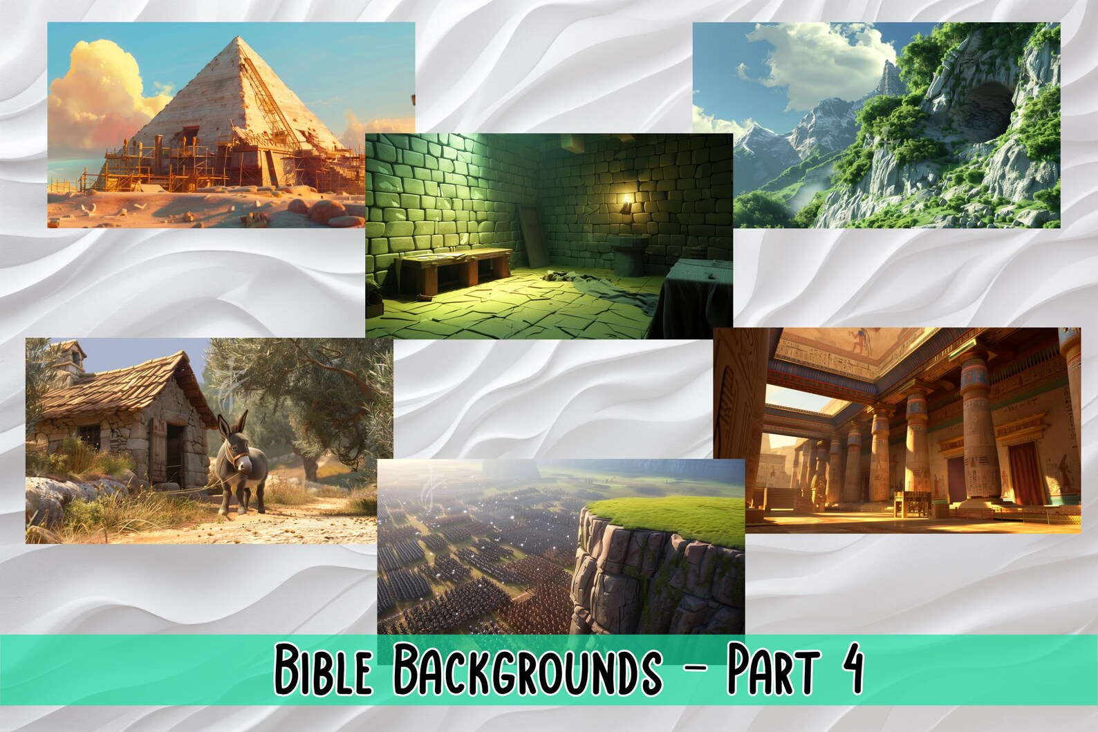 Bible Backgrounds PNG Bundle Part 4 | Digital Download | Inspirational ...