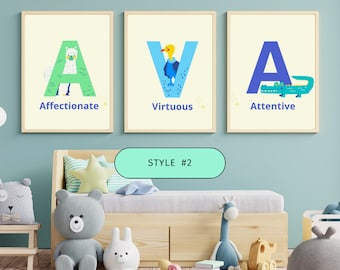 Personalized Name Posters for Kids (Digital)