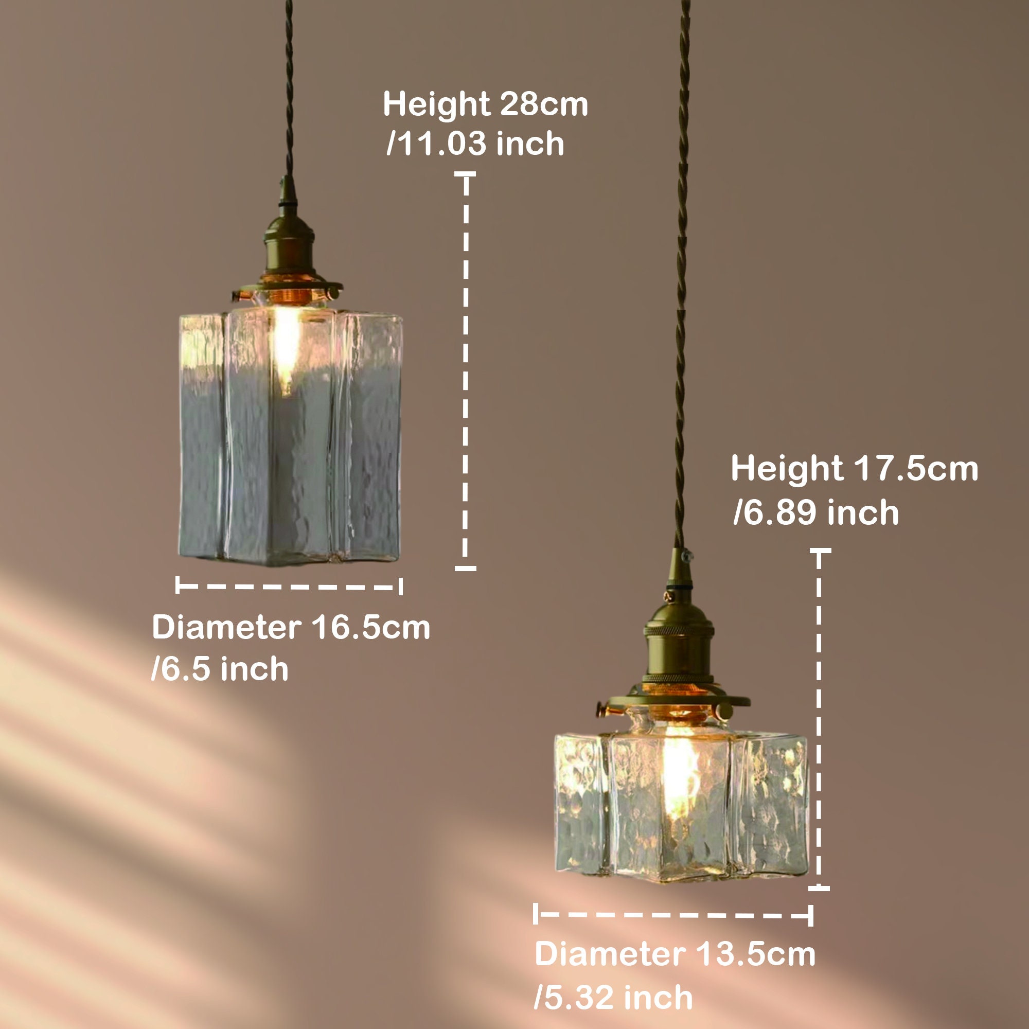 Unique Glass Pendant Light-brass Ceiling Light-light for Kitchen Island ... - Unique Glass Pendant Light For Penthouse Apartment