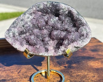 Rare natural forest amethyst geode