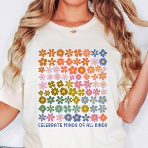 Celebrate Minds of All Kinds Shirts, Neurodiversity Shirt, Autism Awareness Shirt, ADHD Shirt, Autism Acceptance Gift for Special