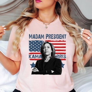 Kamala Harris For President 2024, Madam President Shirt , Kamala Harris President 2024 tshirt, Kamala Harris Picture shirt , Election 2024