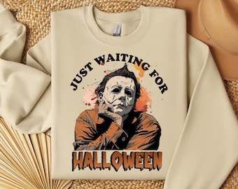 Maglietta divertente di Halloween con film horror, maglietta della stagione spettrale, regalo per i fan dello slasher