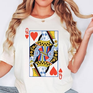Camisa Rei e Rainha, Camisas de Casal, Camisa Rei de Espadas e Rainha de Copas, Traje de Casal, Dele e Dela, Camisa de Casamento, Presente de Aniversário